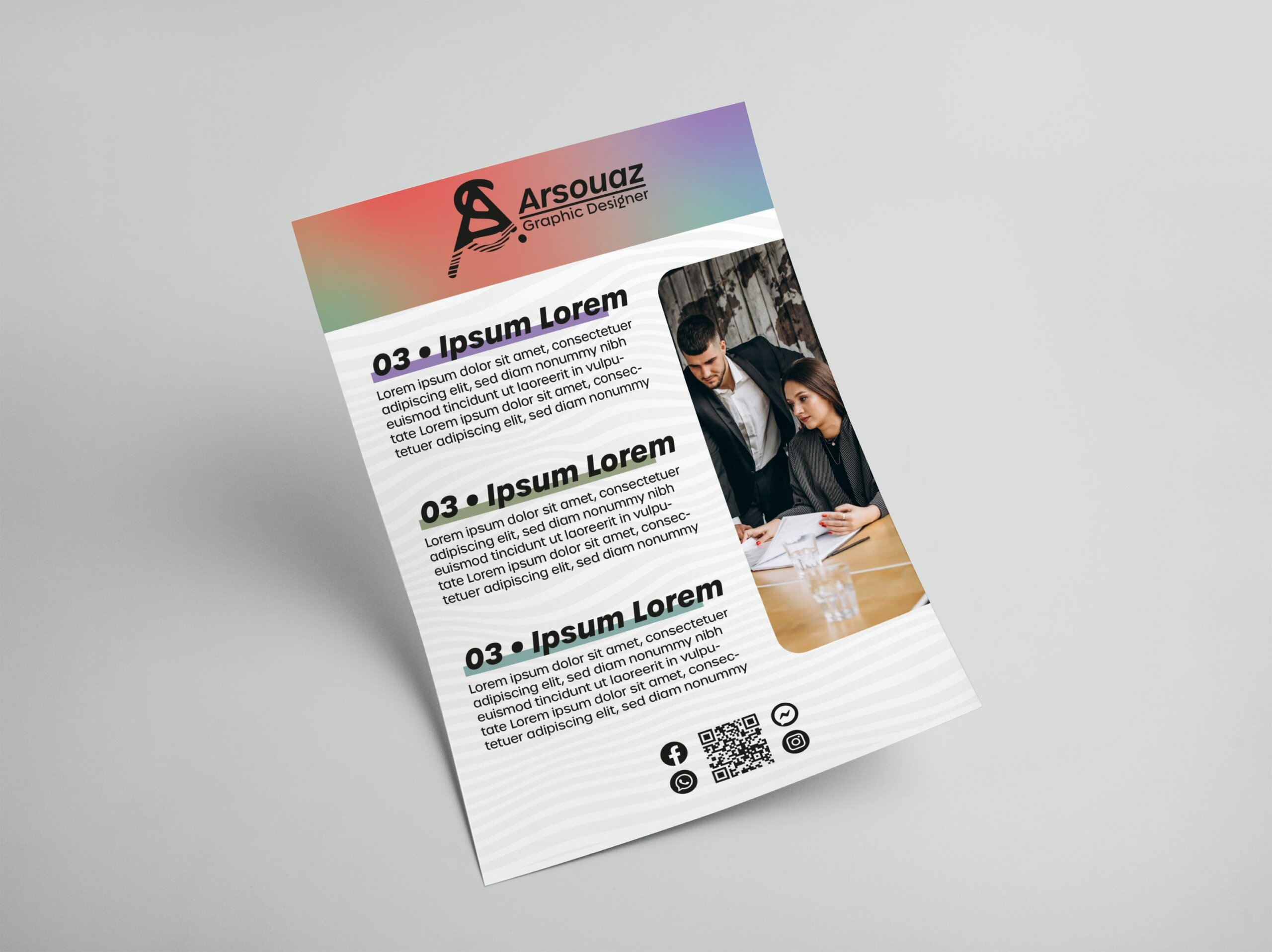 flyer support de communication arsouaz